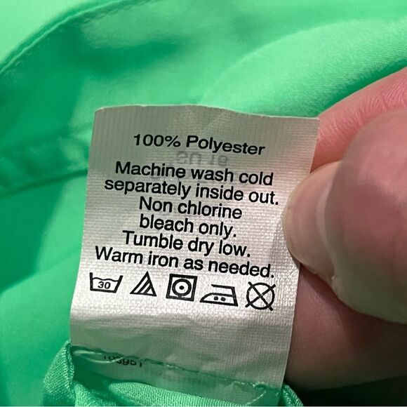 J. Crew Bright Green Drapey Scoopneck Blouse Size 4 - Picture 5 of 7